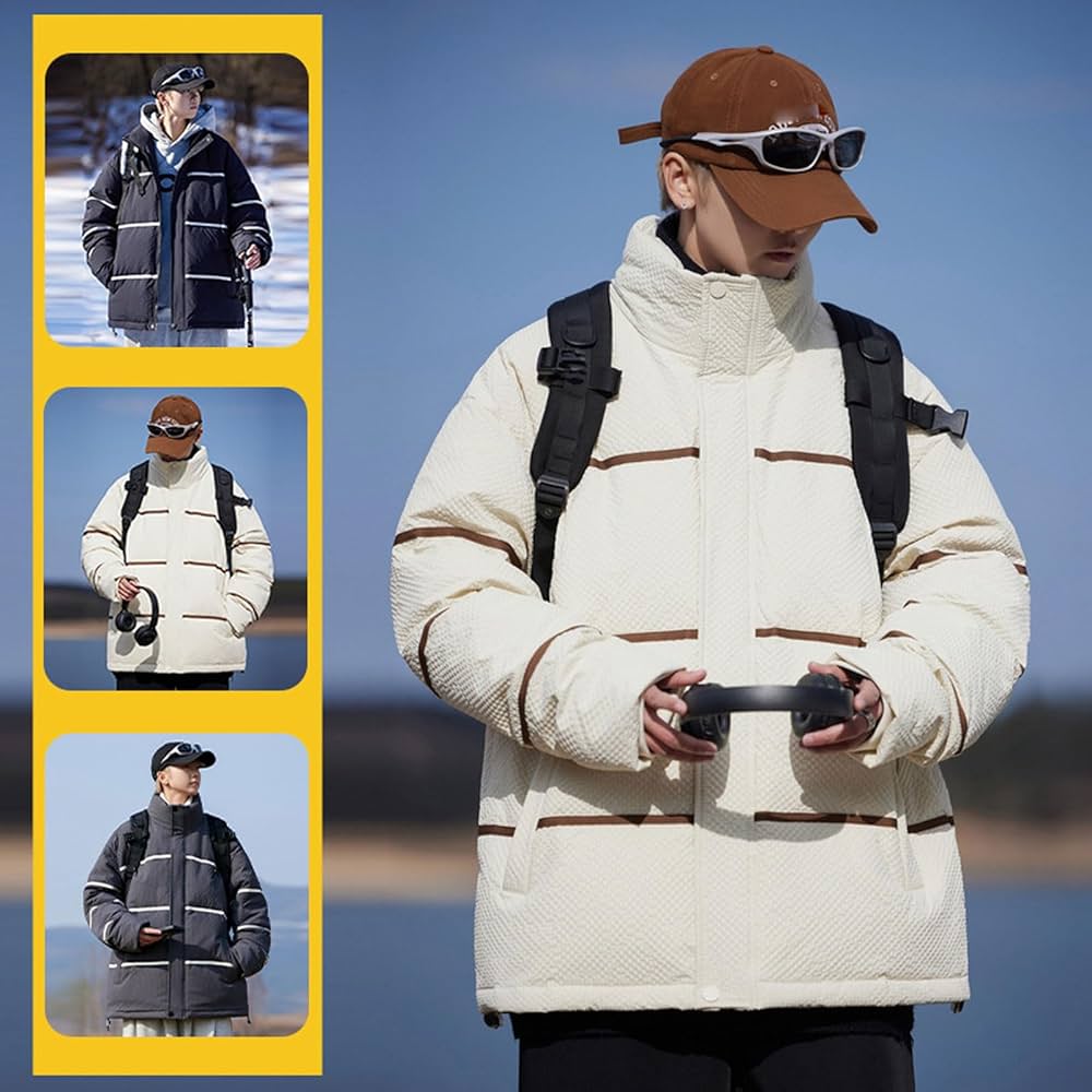 stand collar down jacket（unisex)